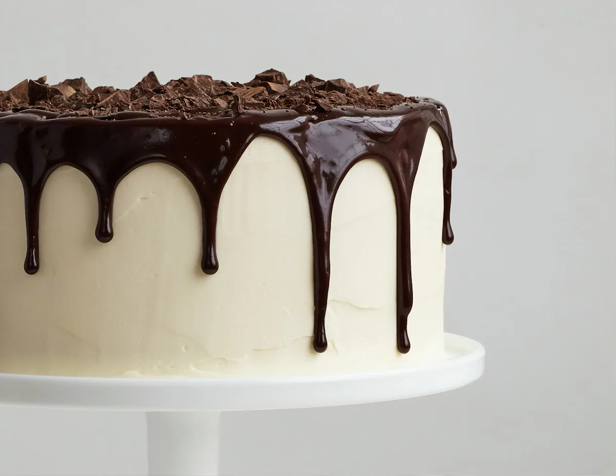 Valrhona Chocolate Drip Celebration Cake