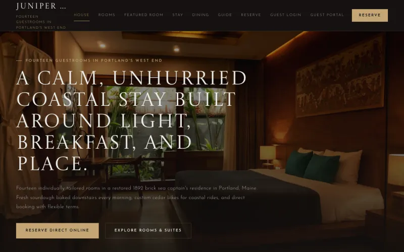 B&B & Hospitality in the Casco Dusk style