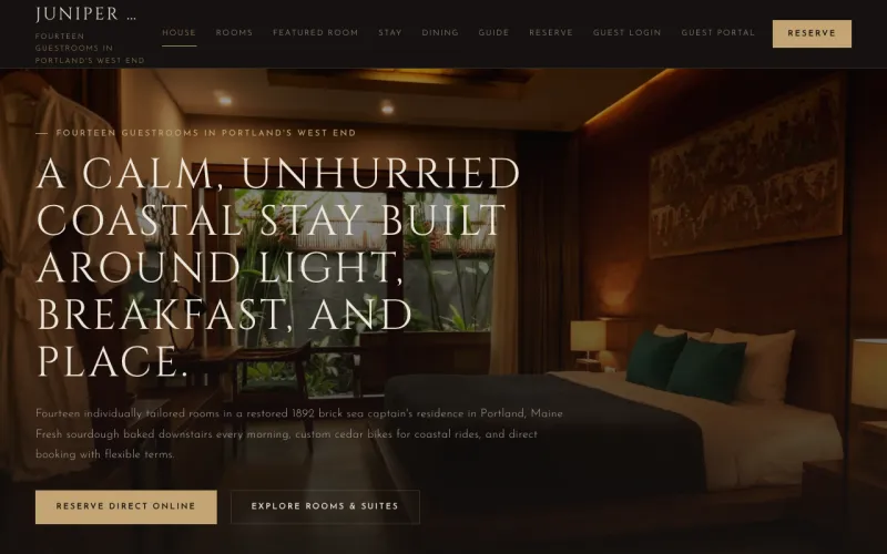 B&B & Hospitality in the Charcoal & Parchment style