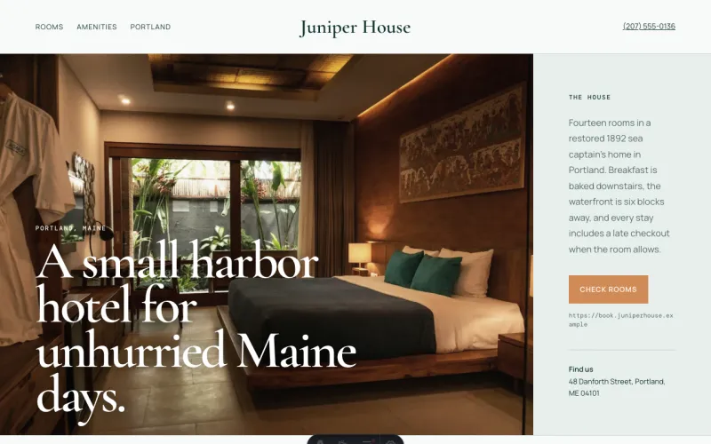 B&B & Hospitality Nova starter preview