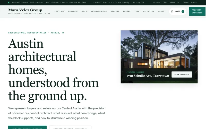 Real Estate in the Barton Emerald style