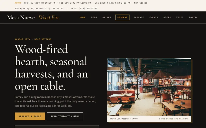 Restaurant & Café in the Candlelight Bistro style