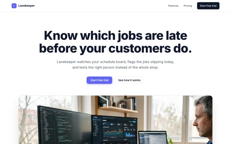 Software starter homepage