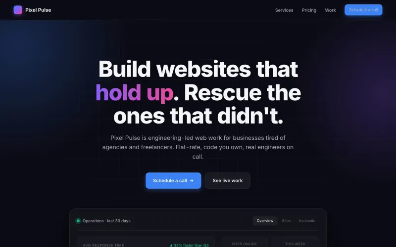 Portada del template Data-Rich Dashboard